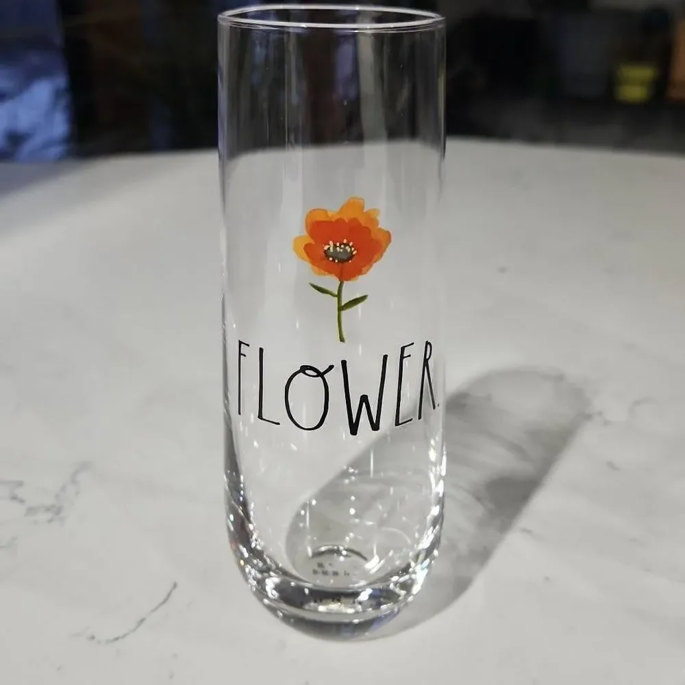 Rae Dunn Set of 3 Vases Glasses Spring Flower Joy